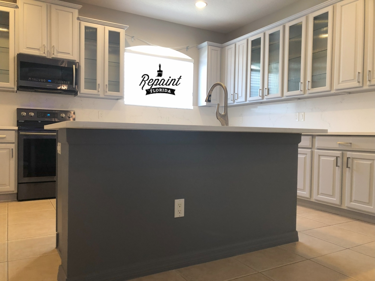 Kitchen cabinet painting in Lake Mary, Florida