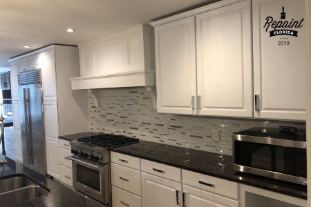 Counters cabinets kitchen