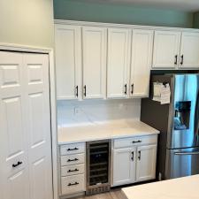 Kitchen Cabinet Painting Completed in Stoneybrook West 1