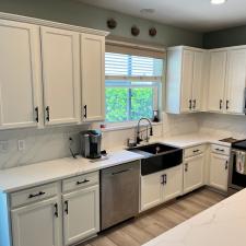 Kitchen Cabinet Painting Completed in Stoneybrook West 3